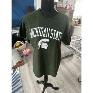 Men's Michigan State Spartans Classic Team T-Shirt Size Large Green